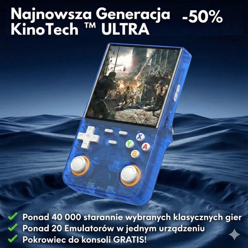 KinoTech™ Ultra - Konsola Przenośna | Najnowsza Generacja